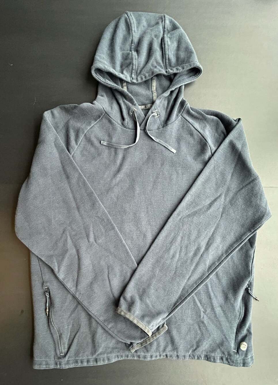 LL Bean Hoodie L Reg Blue Pullover Sweatshirt